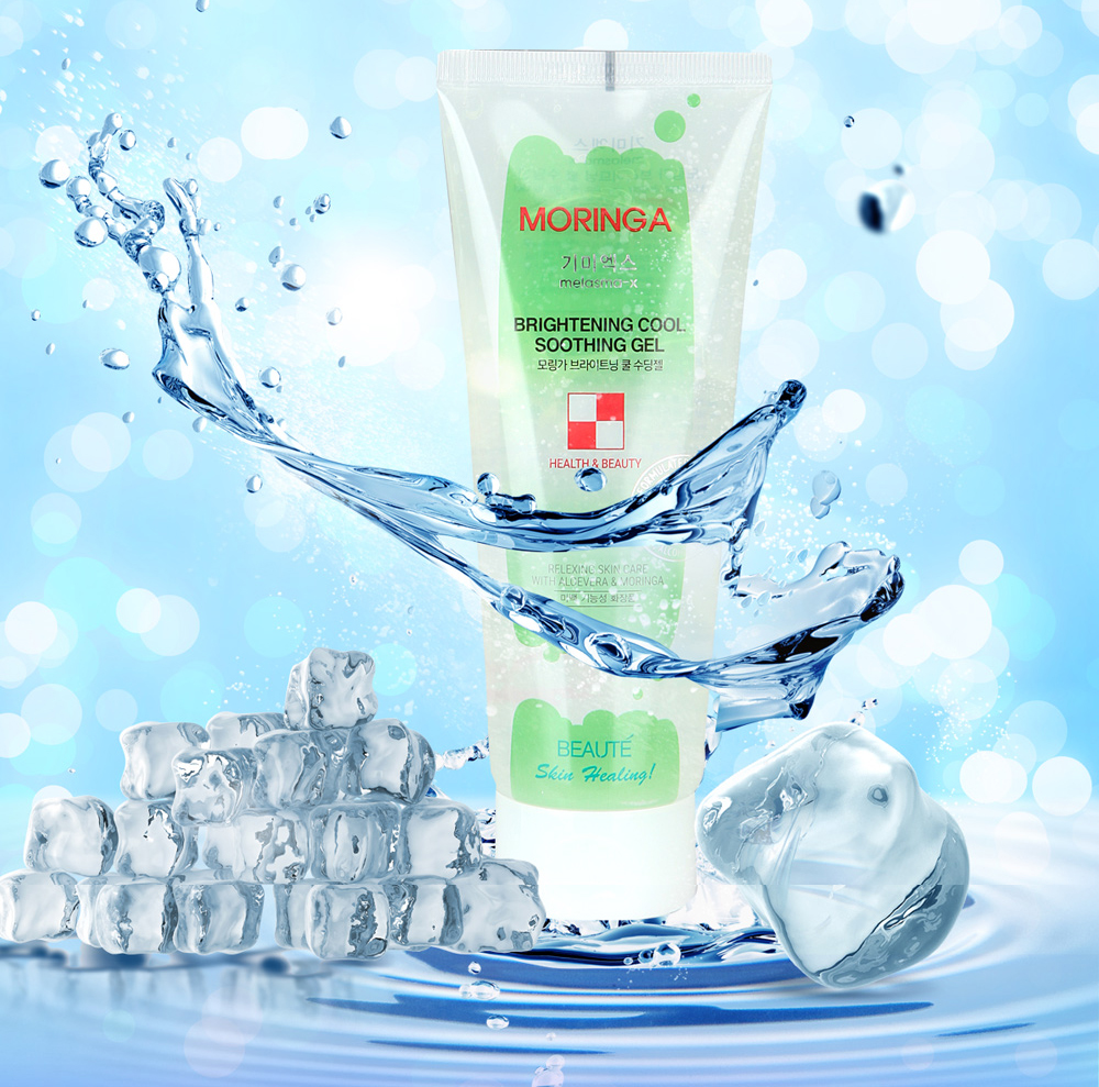 MORINGA BRIGHTENING COOL SOOTHING GEL(160ml) / FACE & BODY