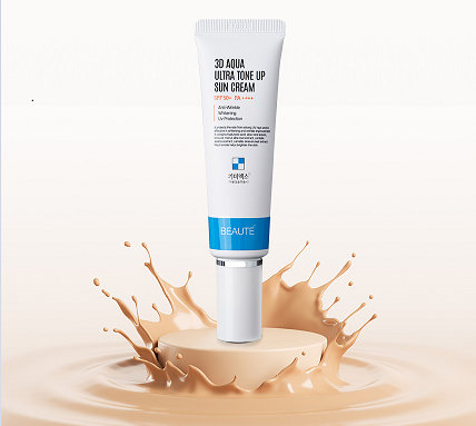 AQUA ULTRA TONE UP SUN CREAM SPF 50+PA++++  (PUMP TYPE 50ml)